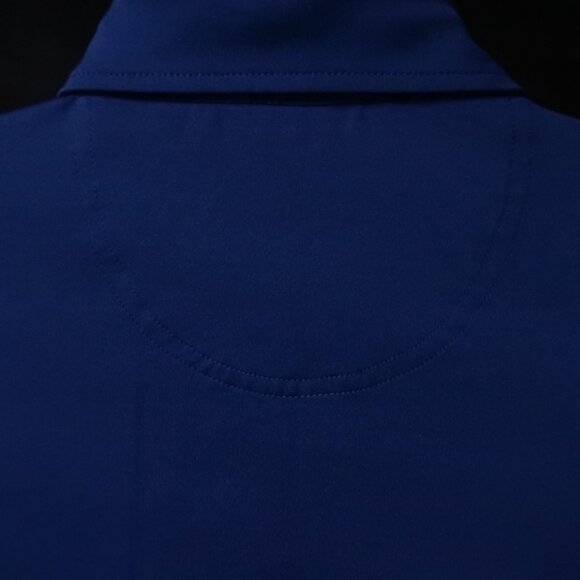 Peter Millar Navy Blue F&G Tech Providence Stretch Polo (XL)* - Picture 3 of 7